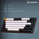 Бездротова механічна клавіатура GamePro Asgard Valhalla (MK160B Pro) 75% QLAB orange switches - зображення 14