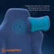 Крісло ігрове GamePro FGC750DB Fabric Dark Blue - зображення 9