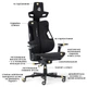 Геймерське крісло Cyberlux V10 Fabric Black (арт. GM-V10 FB) - изображение 5