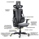 Геймерське крісло Cyberlux V10 Fabric Grey (арт. GM-V10 FG) - изображение 6