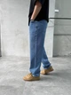 Мужские джинсы Difransel Baggy 33 голубые потертые - изображение 4