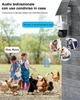 Anbiux 3G/4G LTE Внешняя Камера с SIM-картой - 2K/4MP 360° PTZ Водонепроницаемая Камера с Солнечной панелью - изображение 5