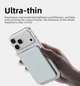 Ультратонкий магнітний повербанк Anker Ultra-Slim 10 000mA з бездротовою зарядкою MagSafe (A1664) - Black - зображення 4
