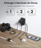 Дорожній адаптер Anker Nano Travel Adapter 5-Port сумісний з більш ніж 200 країнами ідеальний для подорожей та туризму - зображення 3