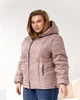Куртка жіноча з капюшоном Moskara 58-60 пудрова - зображення 4