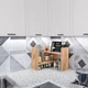 Настольная полка для хранения KOMTO Shelf K Дуб Крафт Золотой (p-186-609) - изображение 4