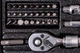 Набор инструментов Mastertool PROFI ¼" 45 шт 4-13 мм телескопическая трещотка CrV50BV30 металлический кейс 78-2045 - изображение 4