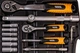 Набор инструментов Mastertool PROFI ¼"&½" 111 шт 4-14 мм 10-32 мм CrV50BV30 противоударный кейс 78-5111 - изображение 4