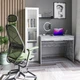 Письменный стол с 1 ящиком KOMTO Milan Бетон (p-186-478) - изображение 3