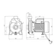 Насос поверхневий відцентровий Agua CPM 158 Нmax 32м Qmax 100л/хв P 1100Вт (CV035083) - зображення 2