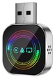 Беспроводной адаптер Apple CarPlay Android Auto AirPlay MirrorLink Q1AS USB + Type-C WiFi бесдротовый Карплей Переходник для беспроводного подключения Black - изображение 1