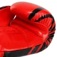 Перчатки боксерские кожаные на липучке Fistrage Fight Gear 79211 размер 12 унций Red-Black - изображение 6