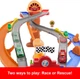 Трек Дисней Тачки Спасательная Гоночная Трасса Disney Pixar Cars Lightning Rescue Road Raceway Mattel JFL57 - изображение 5