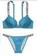 Купальник Victoria’s Secret Бірюзовий з синім 36С-XL - зображення 2