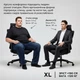 Геймерське крісло Anda Seat X-Air Mega Size XL Сірий Сітка 52 х 55 см, арт. 558240 (р.52 х 55 см) - изображение 6