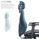 Крісло офісне OfficePro Atlas OC630-B-DG-DG Black/Dark Gray - изображение 2