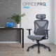 Крісло офісне OfficePro Atlas OC630-B-DG-DG Black/Dark Gray - изображение 4