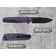 Нож складной SRM Terrier 258L-GN, фиолетовый - изображение 18
