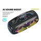 Портативна колонка Bluetooth HOPESTAR Party Box 168 з 2-ма мікрофонами 400W, 32000mAh Чорна - зображення 10