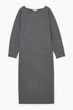 Сукня жіноча COS boiled-wool long-sleeved maxi dress 1216919002 XS Сірий - изображение 6