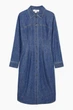 Джинсова сукня COS oversized waisted denim shirt dress 1201874001 38 Синій - изображение 8