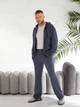Чоловічий спортивний костюм на блискавці (кофта+штани) Uaclothes 54-56 Графітовий (like36364-167871359) - зображення 6