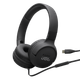 Наушники накладные проводные JBL Tune 520C USB-C штекер черные - изображение 1