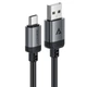 Кабель ACEFAST C20-04 USB-A to USB-C aluminum alloy charging data cable чорний - изображение 1