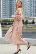 Жіноча сукня з тонкого джинсу в квіти LadyLike 46 Бежевий (ll2214316789407) - зображення 2