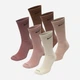 Набор женских носков высоких хлопковых Nike Everyday Plus Cushioned SX6897-904 34-38 6 пар Разноцветный (195244786428) - изображение 1