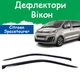 Дефлекторы боковых окон Citroen Spacetourer Ситроен Спейстурер 2017- ветровики 2шт - изображение 1