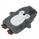 Грілка гумова Altom Design у плюшевому чохлі Penguin Пінгвін 1 л (17080011437) - изображение 2
