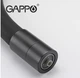 Смеситель для кухни под фильтр с гибким изливом Gappo G4398-36 чёрный - изображение 7