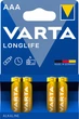 Батарейки LR3 VARTA LongLife (AAA, Alkaline) -8 ШТУК - зображення 2