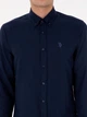 Рубашка мужская U.S. Polo Assn G081SZ004-000-2348254(Lacivert) M Темно-синяя (8683859552467) - изображение 4