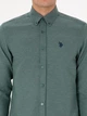 Рубашка мужская U.S. Polo Assn G081SZ004-000-2348254(Koyu Yeşil) L Зеленая (8683859553440) - изображение 4