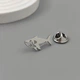 Значок из стали BROCHE брошь бижутерия Акула серебристый BRGV115232 - изображение 4