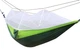 Гамак двомісний без планки UKC Hammock Net 260 х 135 см до 140 кг нейлон з сіткою зелений - зображення 1