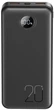 УМБ XO PR239 PD20W / QC22.5W + LED 20000 mAh Black (BC_714803) - зображення 1