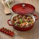 Сотейник з кришкою KELA 11938 28 см Червоний (00132956) - зображення 3