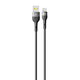 Кабель для зарядки USB Ridea RC-XS51 X-Silicone USB/Type C 60W (20V/3A) 2m Черный - изображение 1