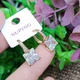 Серьги Xuping Jewelry длина 1.9см ширина 9мм медицинское золото позолота 18К цирконий с1396 - изображение 6