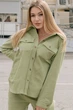 Жіноча сорочка з накладними кишенями LadyLike 42 Зелений (ll2191980074360) - изображение 2