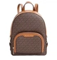 Женский рюкзак MICHAEL KORS Jaycee Medium Logo Backpack (коричневый) - изображение 1