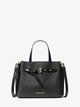 Жіноча сумка Michael Kors Emilia Small Logo Satchel чорна - зображення 1