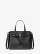 Жіноча сумка Michael Kors Emilia Small Logo Satchel чорна - зображення 2