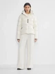 Женский пуховик Aritzia Super Puff SuperSnug Puff, белый (размер S) - изображение 2