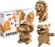 Картонний конструктор Cartonic 3D Puzzle Safari Trio 267 елементів (CARTTRIOSAF) - зображення 1