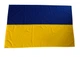 Флаг Украины с люверсами, флаг из габардина крепления люверс 135х90 см - изображение 3