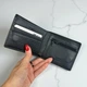 Мужской кошелек Hugo Boss натуральная кожа 120х100х15 мм черный (595946) - изображение 3